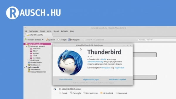 Mozilla Thunderbird IMAP fiók