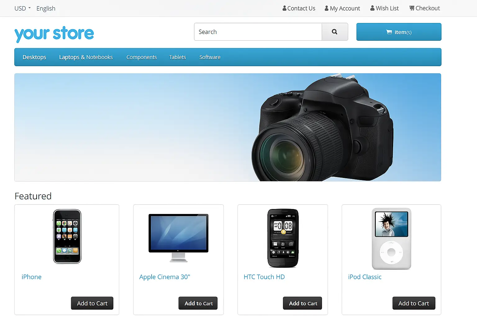 Opencart 3 funkciói